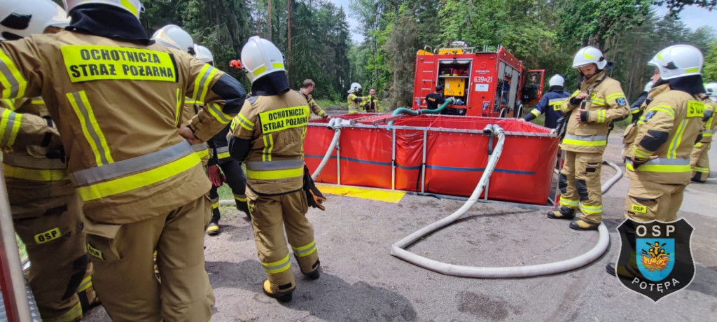 Pożar lasu. Zbiórka przy OSP Florian w Strzybnicy