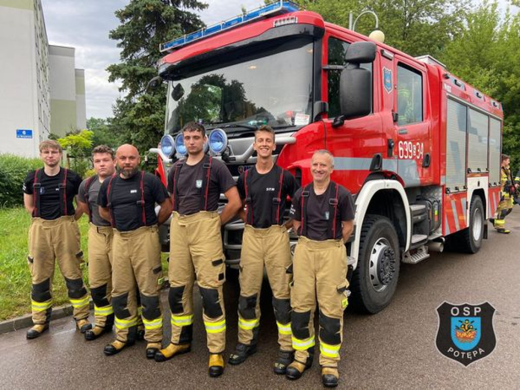 Pożar lasu. Zbiórka przy OSP Florian w Strzybnicy