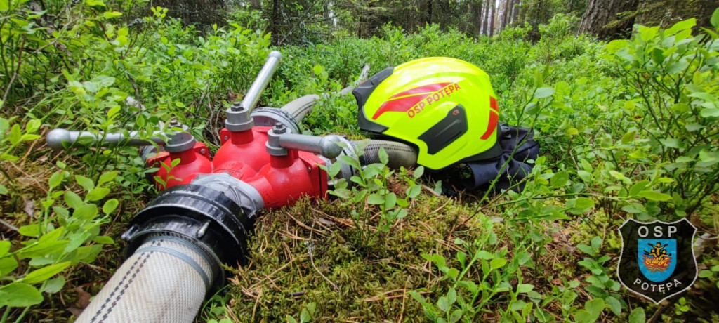 Pożar lasu. Zbiórka przy OSP Florian w Strzybnicy