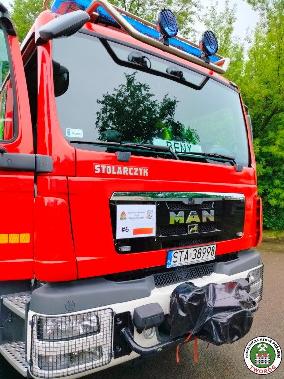 Pożar lasu. Zbiórka przy OSP Florian w Strzybnicy