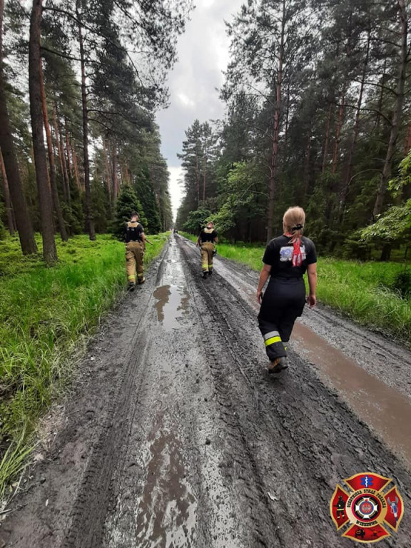 Pożar lasu. Zbiórka przy OSP Florian w Strzybnicy