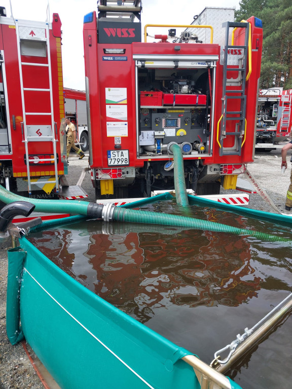 Pożar lasu. Zbiórka przy OSP Florian w Strzybnicy
