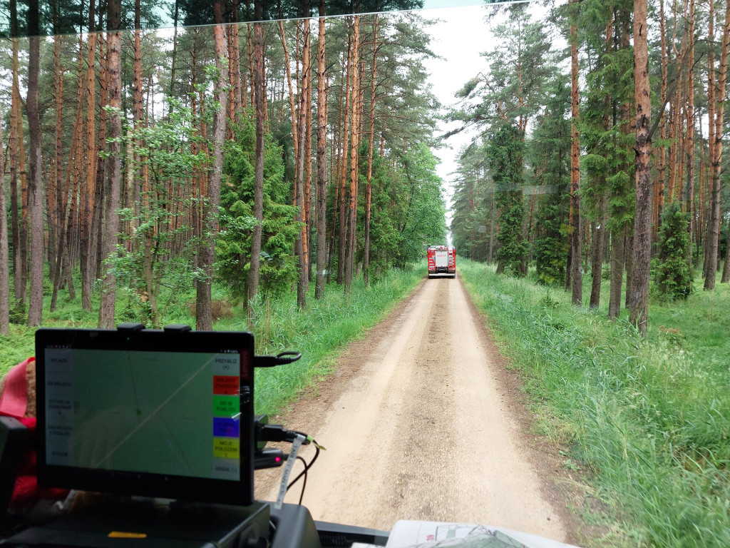 Pożar lasu. Zbiórka przy OSP Florian w Strzybnicy