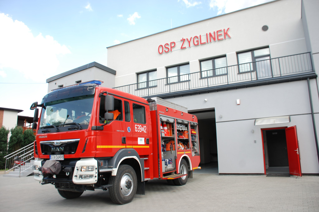 OSP Żyglinek. Remiza jak nowa i dzielne druhny