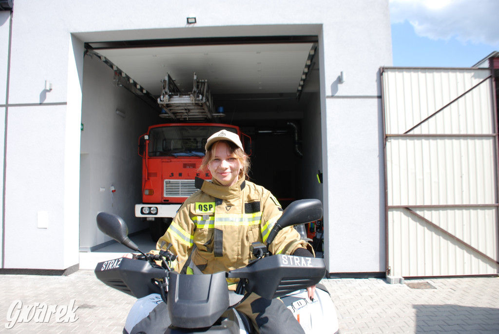 OSP Żyglinek. Remiza jak nowa i dzielne druhny