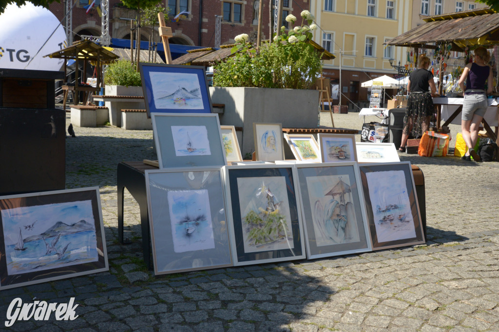 Rynek. Barbórka w środku lata. Jarmark rękodzieła