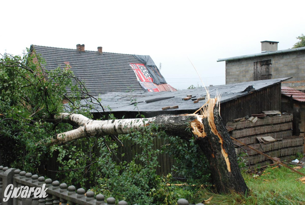 Trąba powietrzna w lublinieckim. Mija 15 lat