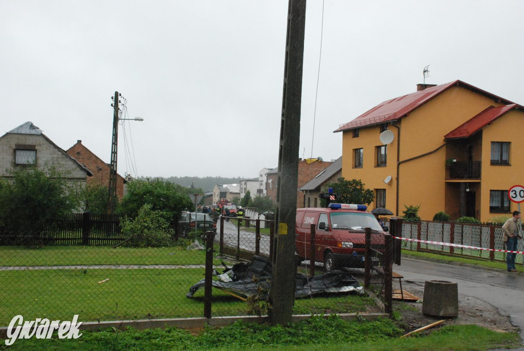 Trąba powietrzna w lublinieckim. Mija 15 lat