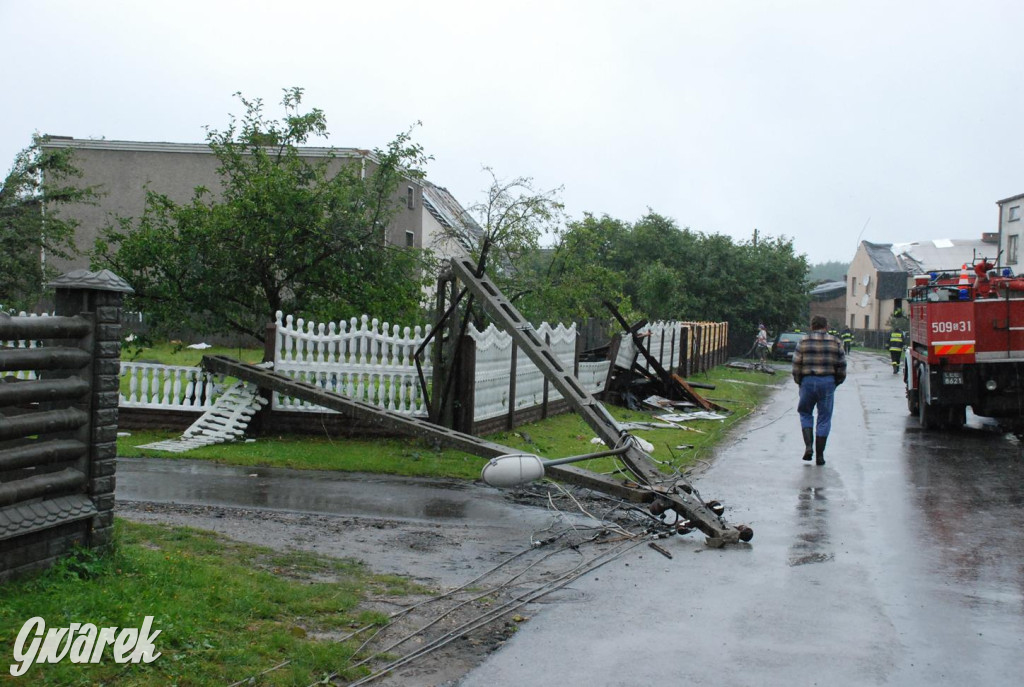 Trąba powietrzna w lublinieckim. Mija 15 lat