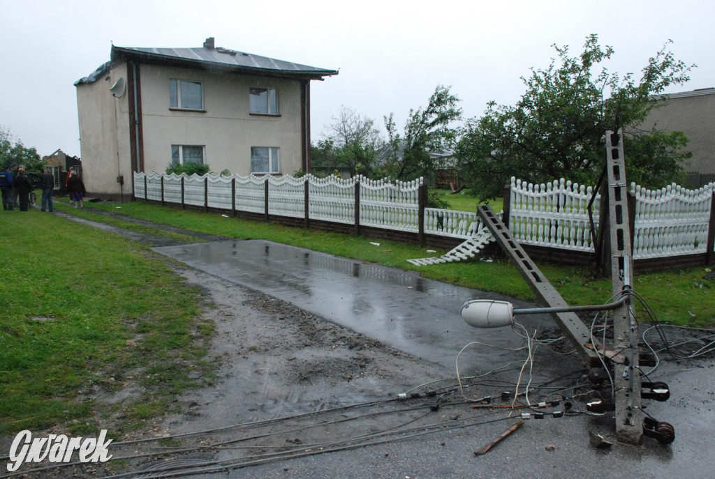 Trąba powietrzna w lublinieckim. Mija 15 lat