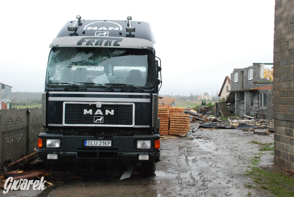 Trąba powietrzna w lublinieckim. Mija 15 lat