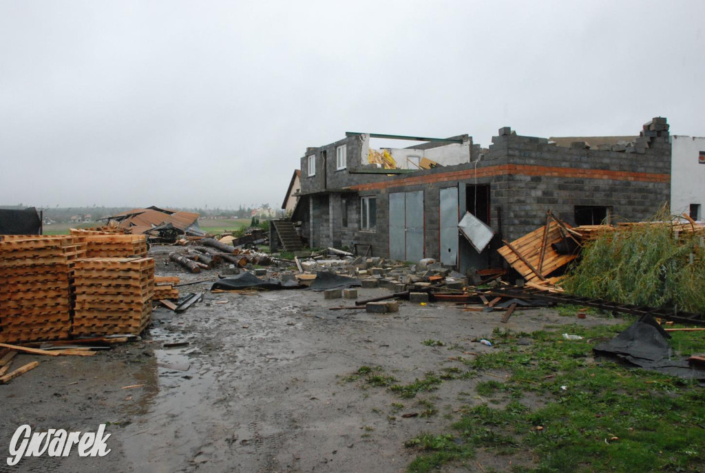 Trąba powietrzna w lublinieckim. Mija 15 lat