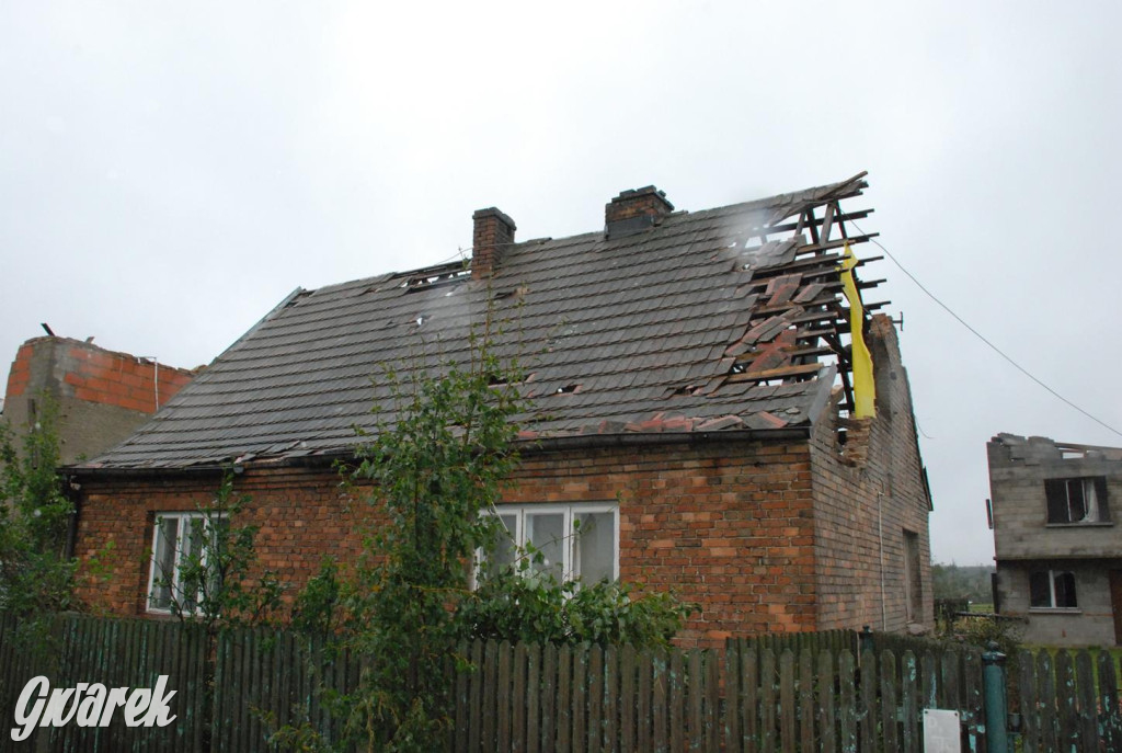 Trąba powietrzna w lublinieckim. Mija 15 lat