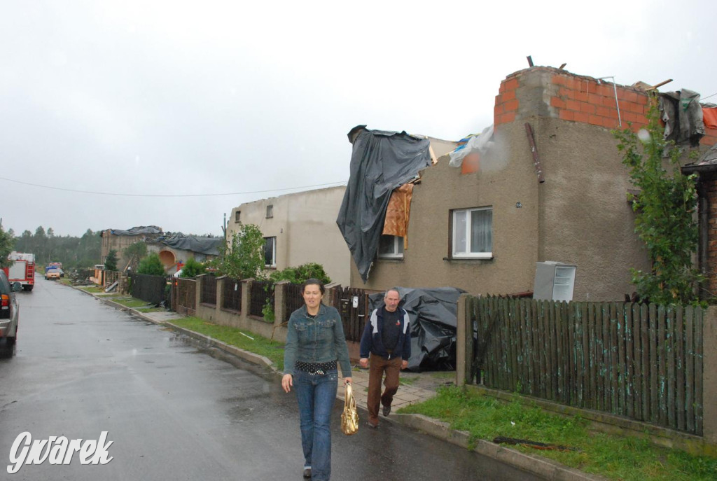 Trąba powietrzna w lublinieckim. Mija 15 lat