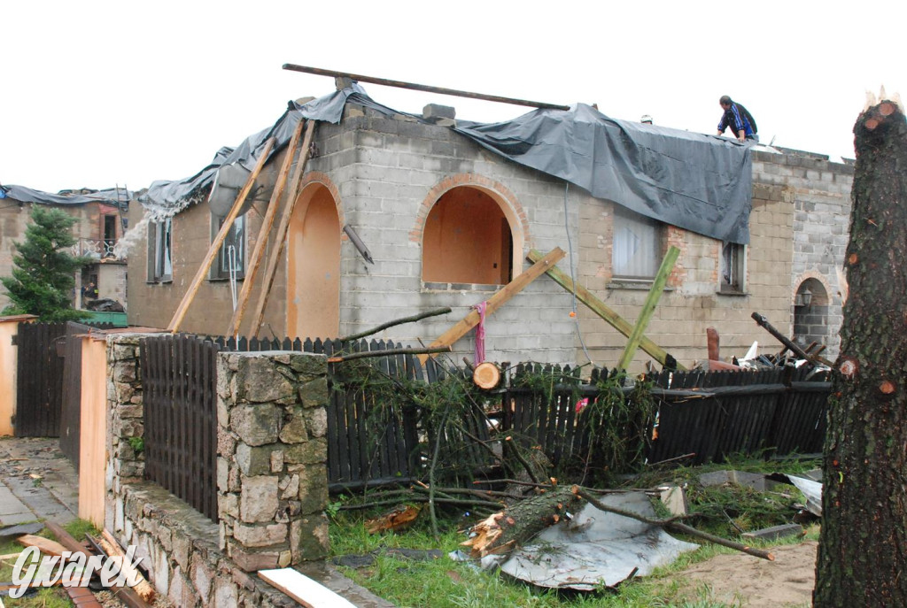 Trąba powietrzna w lublinieckim. Mija 15 lat
