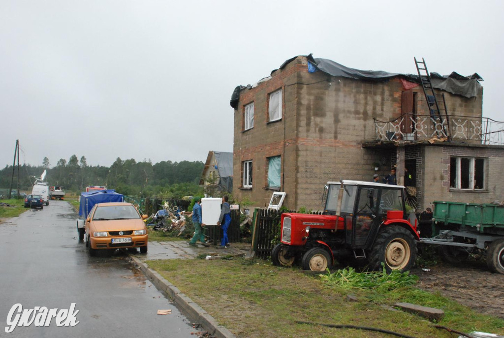 Trąba powietrzna w lublinieckim. Mija 15 lat