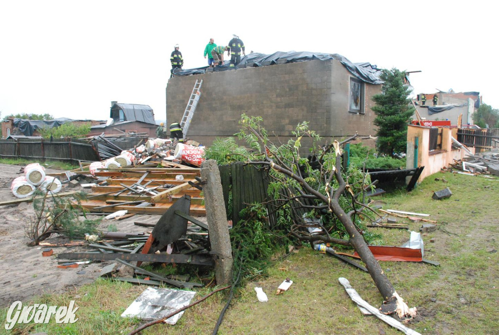 Trąba powietrzna w lublinieckim. Mija 15 lat