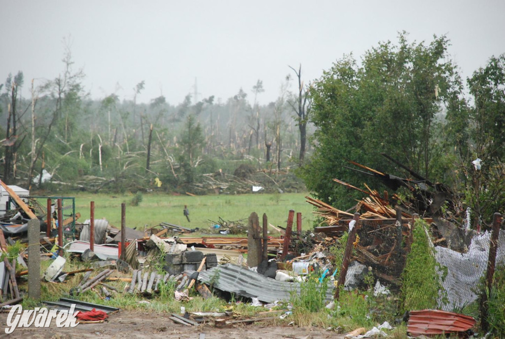 Trąba powietrzna w lublinieckim. Mija 15 lat