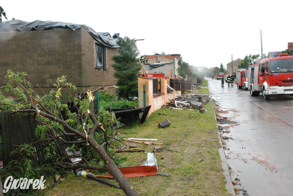 Trąba powietrzna w lublinieckim. Mija 15 lat