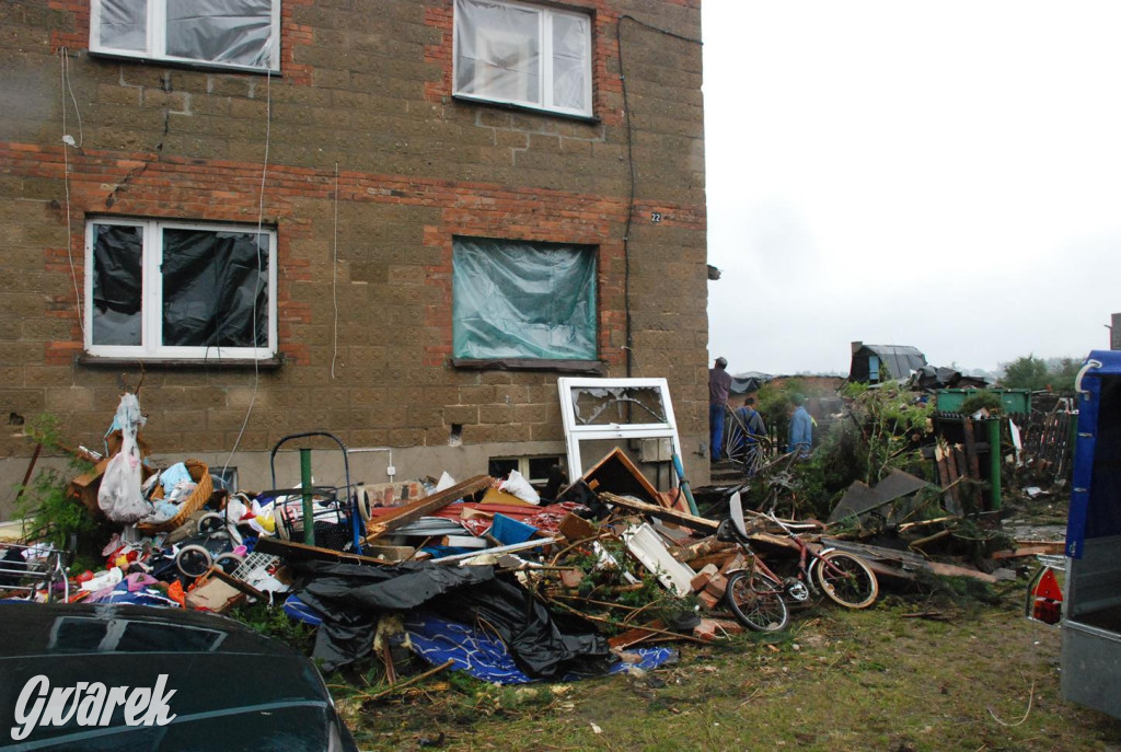 Trąba powietrzna w lublinieckim. Mija 15 lat