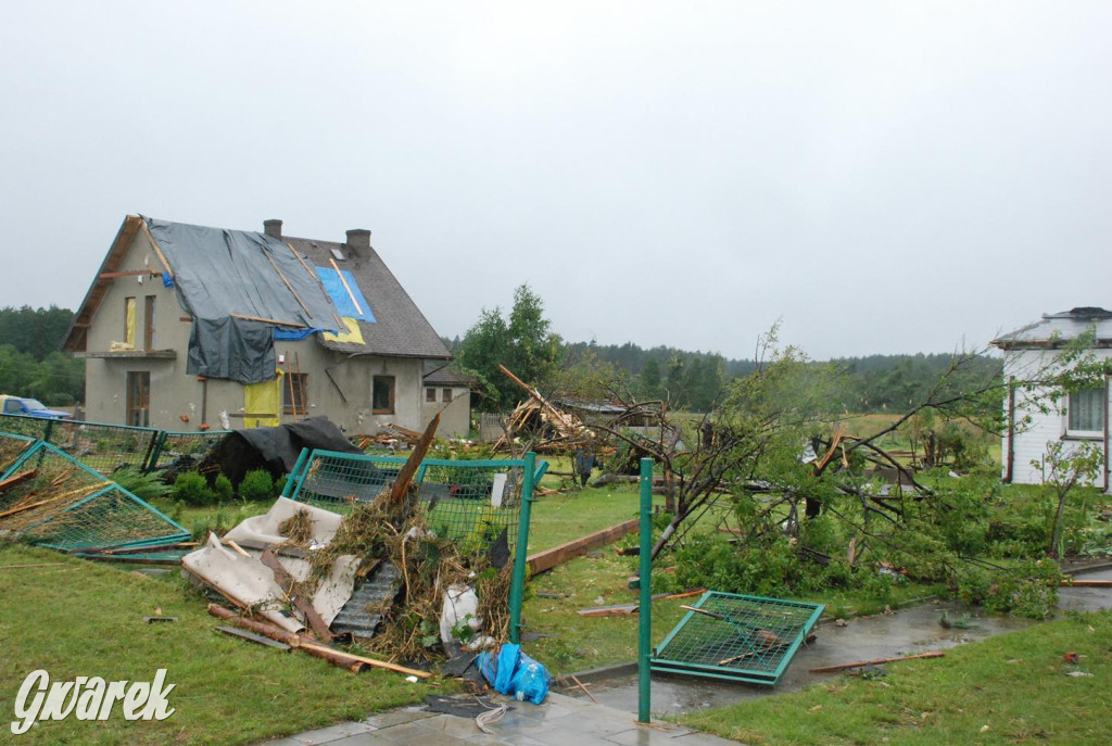 Trąba powietrzna w lublinieckim. Mija 15 lat