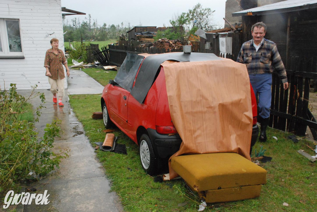 Trąba powietrzna w lublinieckim. Mija 15 lat