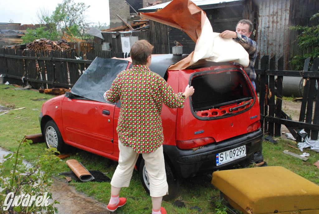 Trąba powietrzna w lublinieckim. Mija 15 lat
