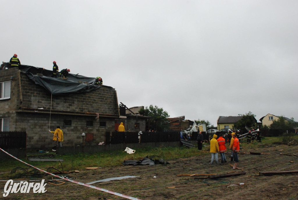 Trąba powietrzna w lublinieckim. Mija 15 lat
