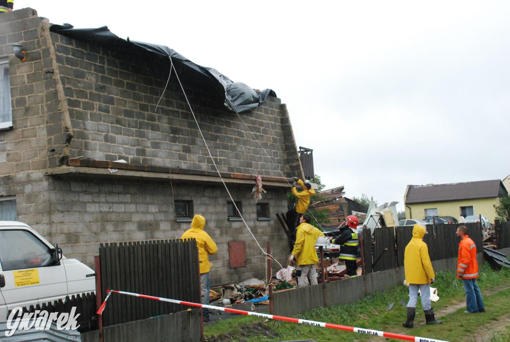 Trąba powietrzna w lublinieckim. Mija 15 lat