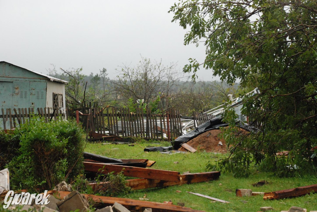 Trąba powietrzna w lublinieckim. Mija 15 lat