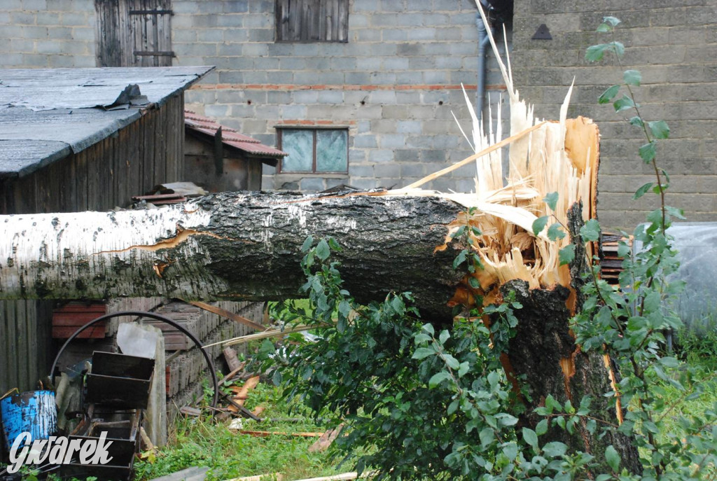 Trąba powietrzna w lublinieckim. Mija 15 lat