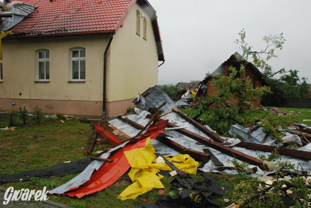 Trąba powietrzna w lublinieckim. Mija 15 lat