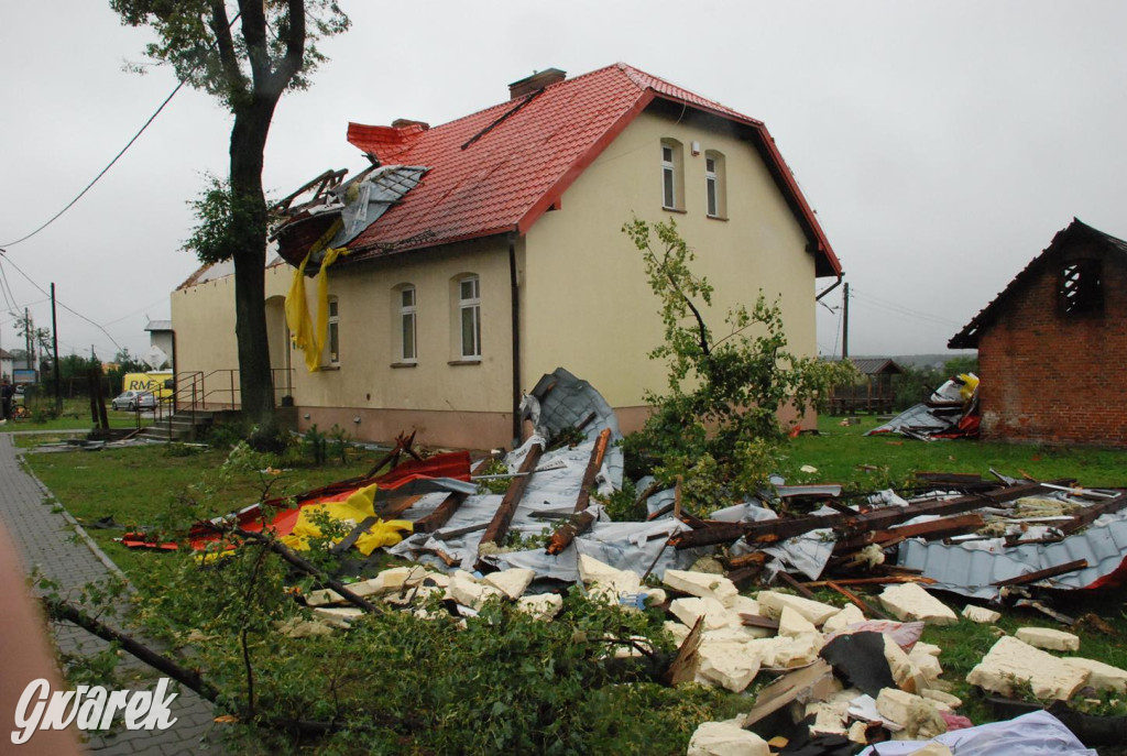 Trąba powietrzna w lublinieckim. Mija 15 lat