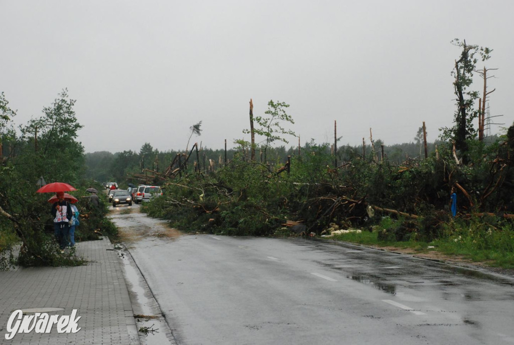 Trąba powietrzna w lublinieckim. Mija 15 lat