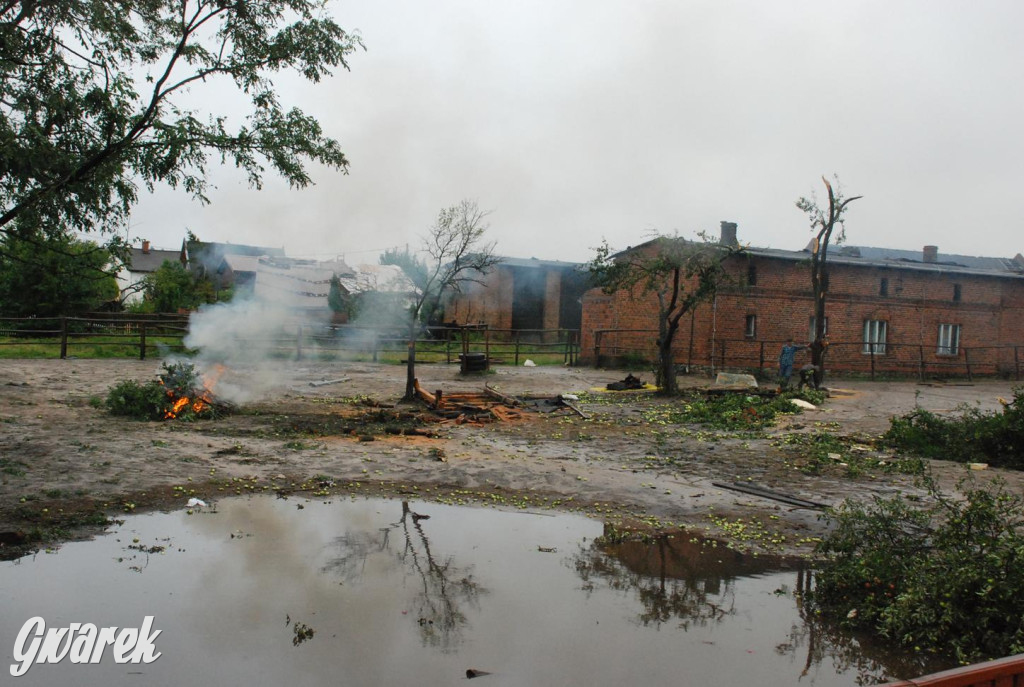 Trąba powietrzna w lublinieckim. Mija 15 lat