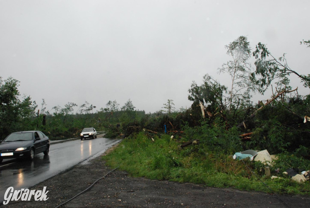 Trąba powietrzna w lublinieckim. Mija 15 lat