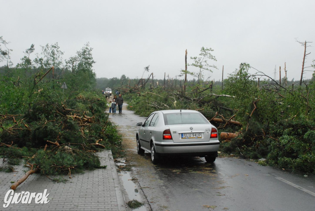 Trąba powietrzna w lublinieckim. Mija 15 lat