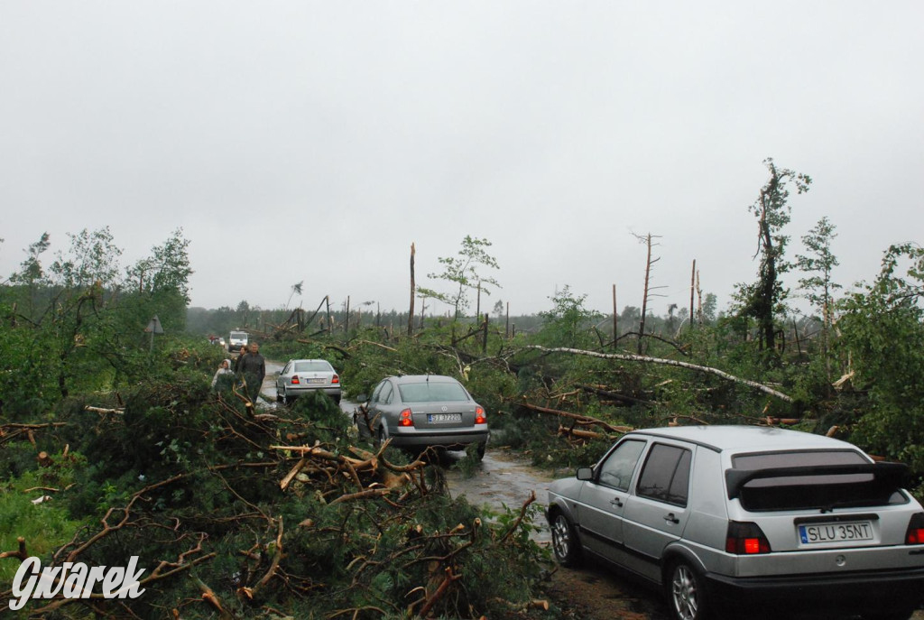 Trąba powietrzna w lublinieckim. Mija 15 lat