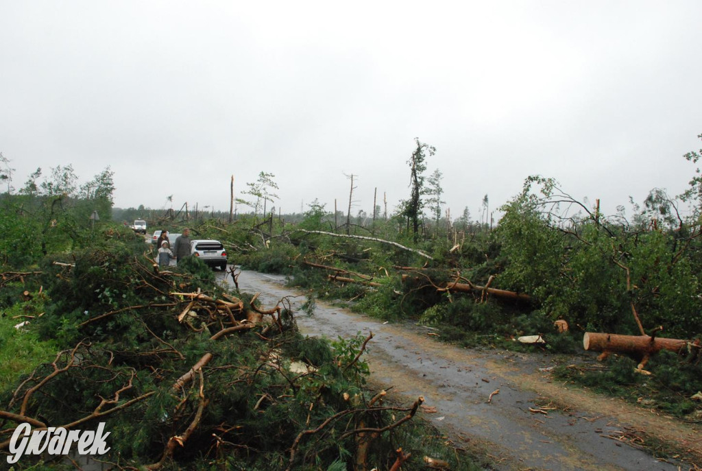 Trąba powietrzna w lublinieckim. Mija 15 lat