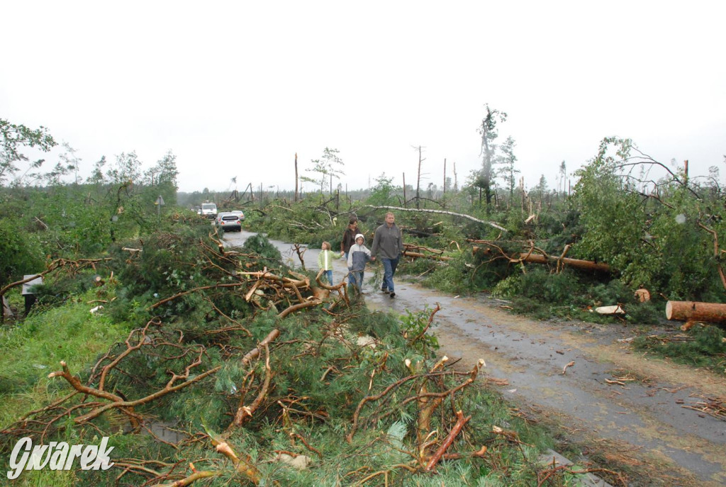Trąba powietrzna w lublinieckim. Mija 15 lat