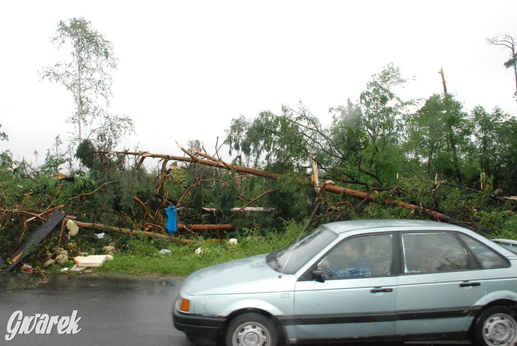 Trąba powietrzna w lublinieckim. Mija 15 lat