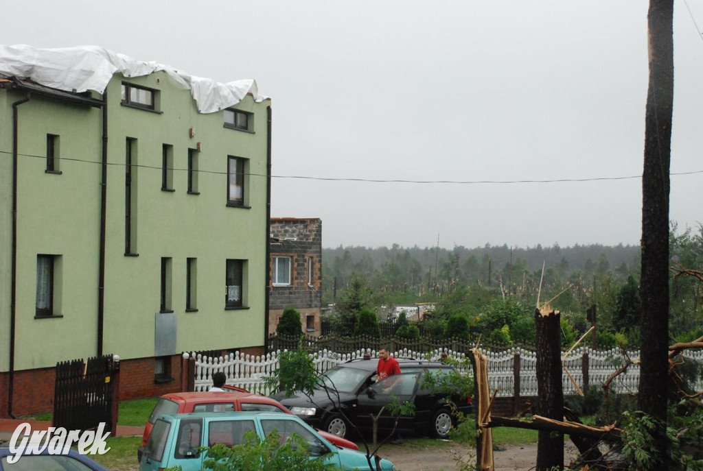 Trąba powietrzna w lublinieckim. Mija 15 lat