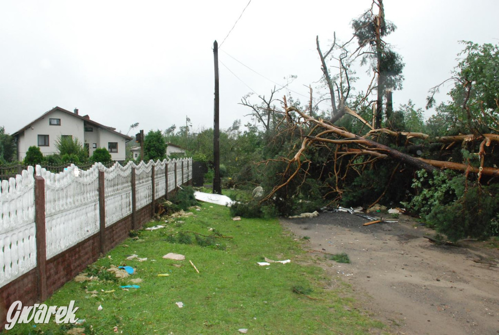 Trąba powietrzna w lublinieckim. Mija 15 lat