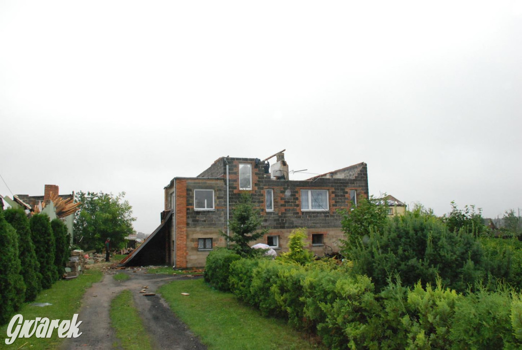 Trąba powietrzna w lublinieckim. Mija 15 lat