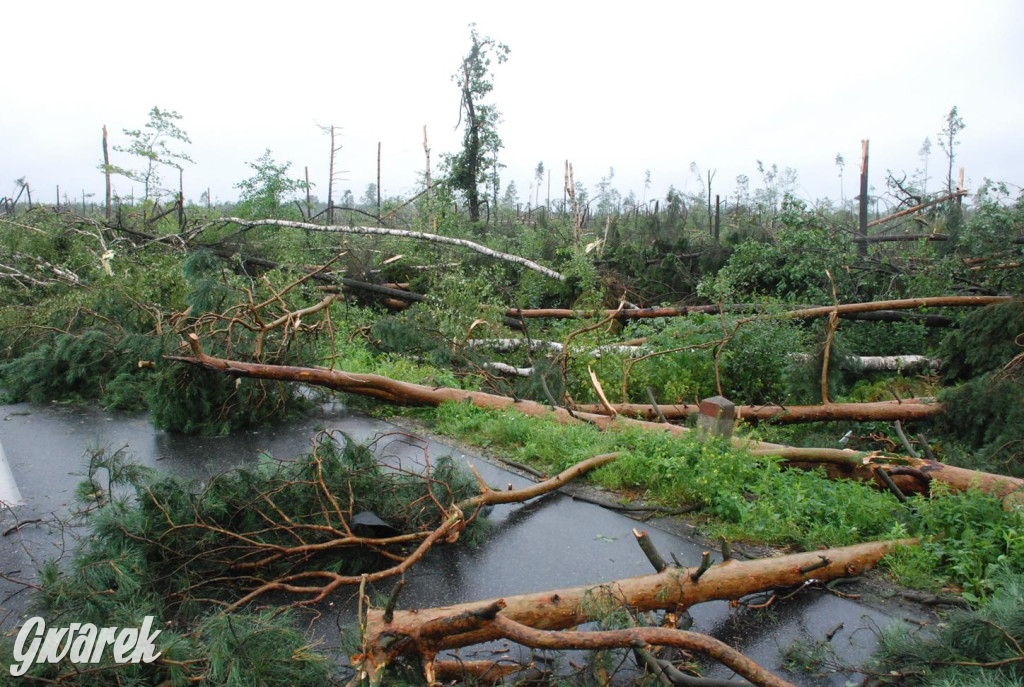 Trąba powietrzna w lublinieckim. Mija 15 lat