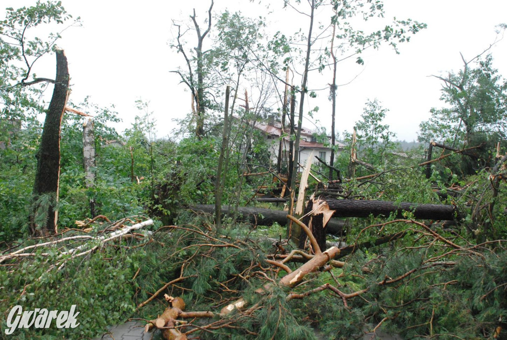 Trąba powietrzna w lublinieckim. Mija 15 lat