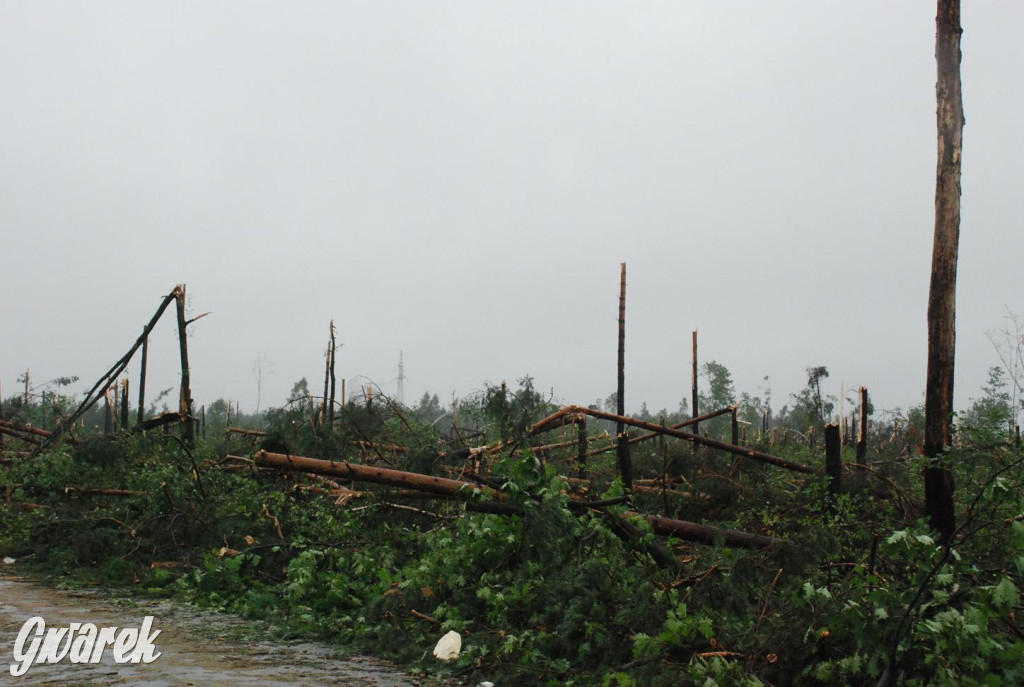 Trąba powietrzna w lublinieckim. Mija 15 lat