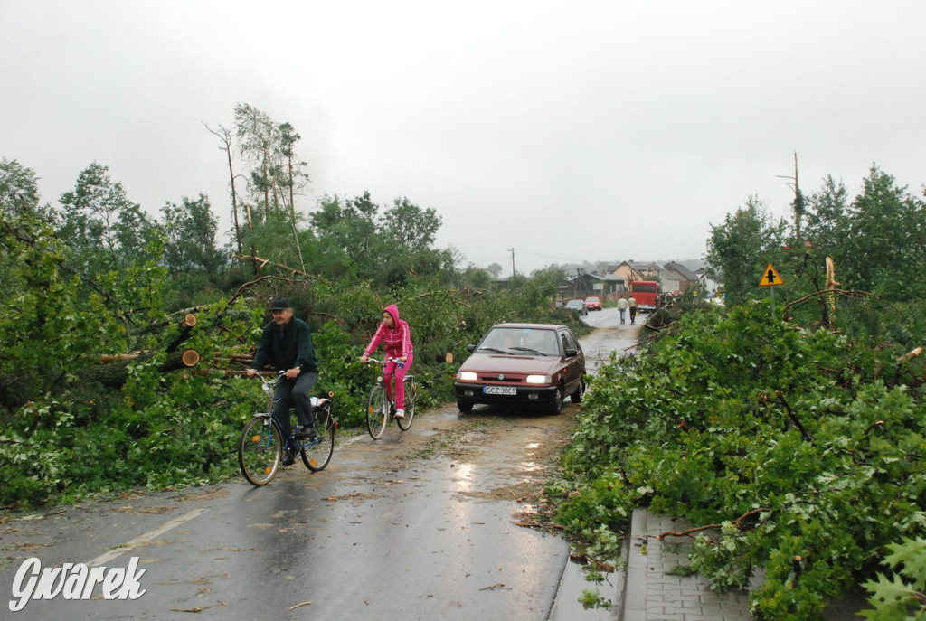 Trąba powietrzna w lublinieckim. Mija 15 lat