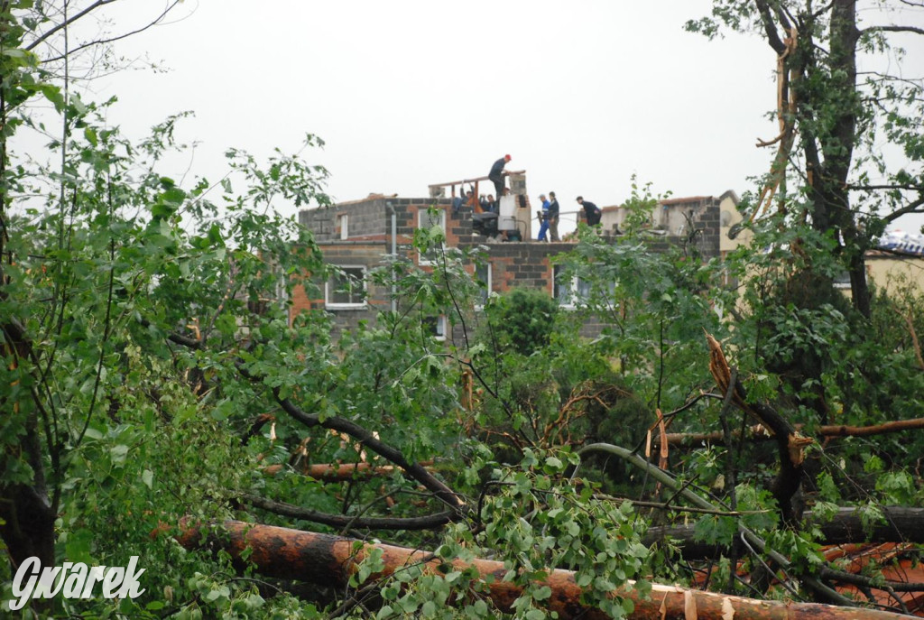 Trąba powietrzna w lublinieckim. Mija 15 lat