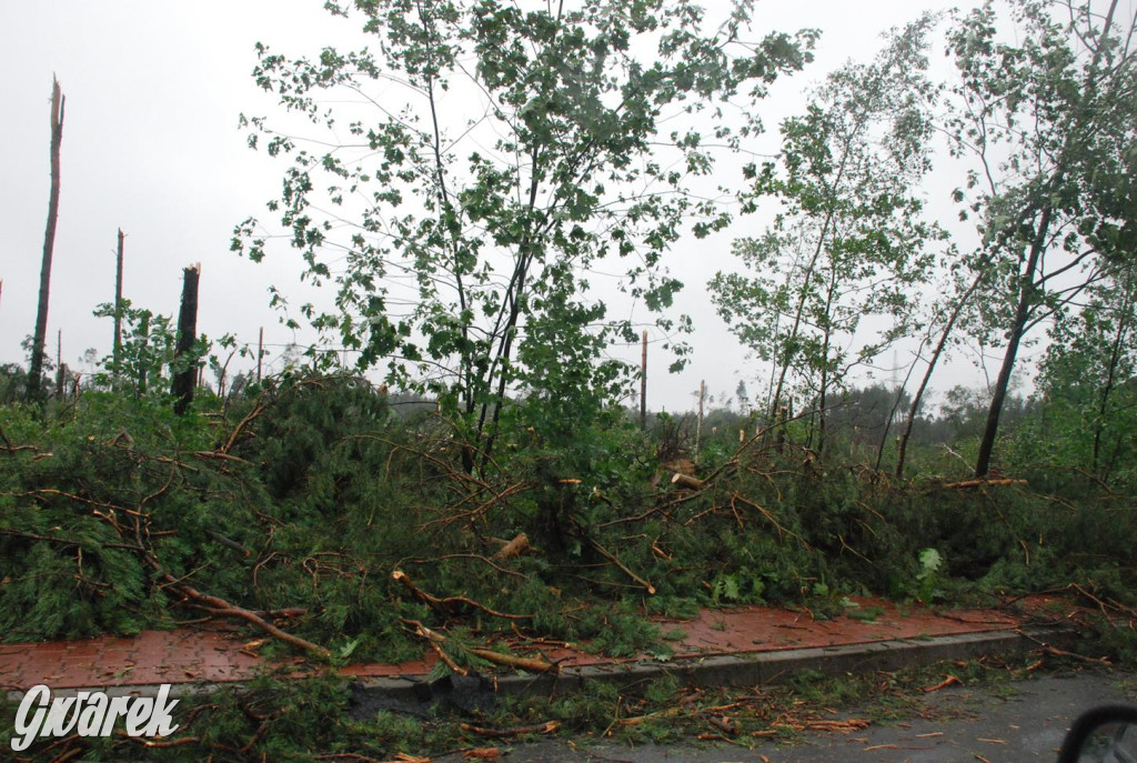 Trąba powietrzna w lublinieckim. Mija 15 lat